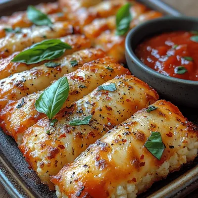 Cheesy Cauliflower Breadsticks: A Delicious Low-Carb Alternative