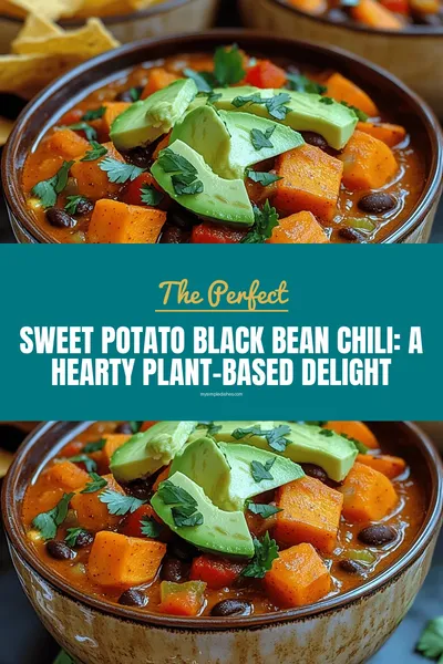 Sweet Potato Black Bean Chili: A Hearty Plant-Based Delight