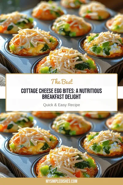Cottage Cheese Egg Bites: A Nutritious Breakfast Delight