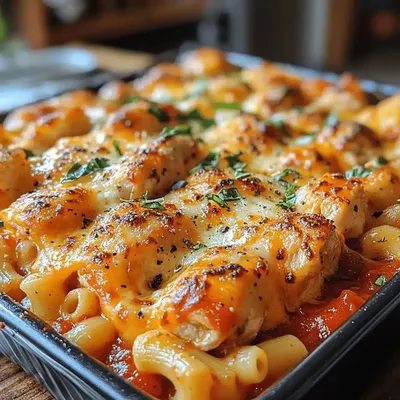 Quick & Cheesy Chicken Parmesan Casserole: A Comforting Family Delight