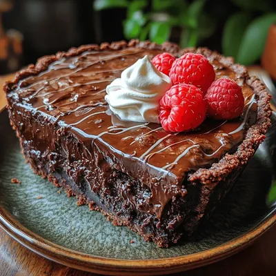 Decadent Fudge Brownie Pie Recipe