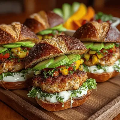 Mini Turkey & Avocado Breakfast Sliders