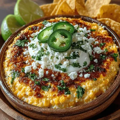 Spicy Elote-Inspired Corn Dip: A Flavorful Delight