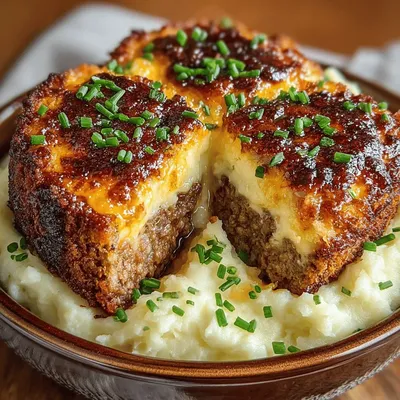 Cozy Comfort Meatloaf Mashed Potato Casserole