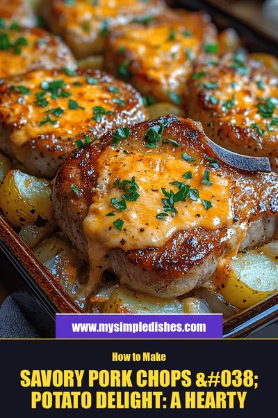Savory Pork Chops & Potato Delight: A Hearty Culinary Experience