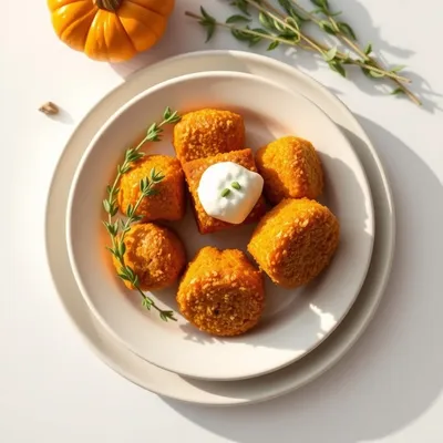 Pumpkin Sugar Cake Snacks