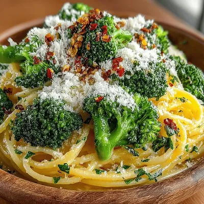 Garlicky Herb Delight Pasta with Broccoli