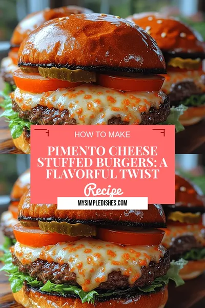 Pimento Cheese Stuffed Burgers: A Flavorful Twist on a Classic Favorite