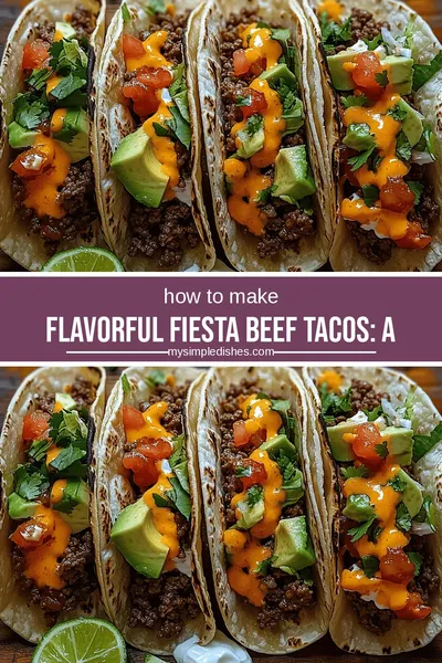 Flavorful Fiesta Beef Tacos: A Culinary Journey to Deliciousness