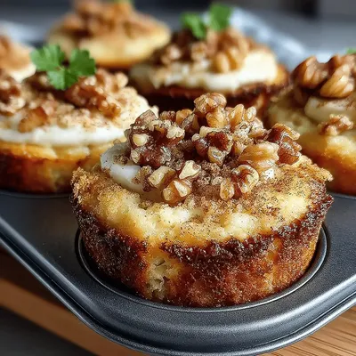 Baked Banana Oat Cups with Walnuts