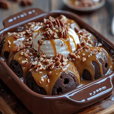 Gooey Caramel Turtle Poke Cake: A Decadent Dessert Delight
