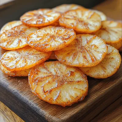 Crispy Air-Fried Apple Cinnamon Chips: A Delicious and Healthy Snack