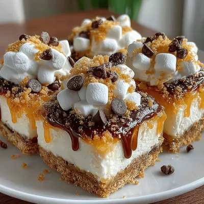 Frozen S’mores Yogurt Squares