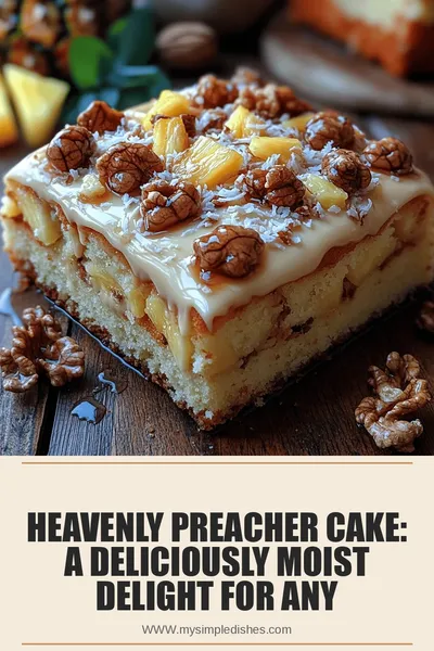 Heavenly Preacher Cake: A Deliciously Moist Delight for Any Occasion