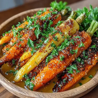 Smoky Maple Glazed Carrot Fries