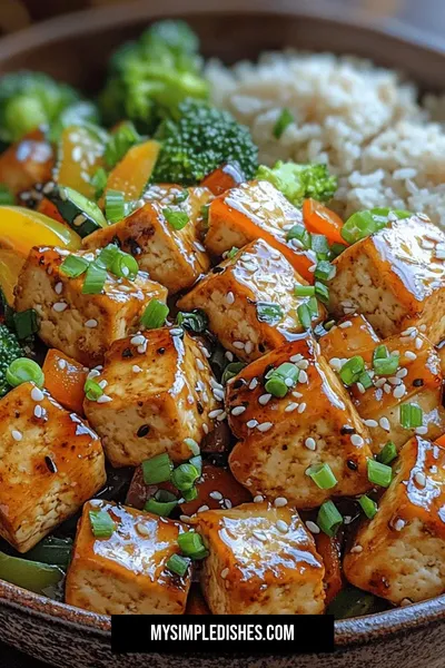 Vibrant Veggie Tofu Toss Recipe