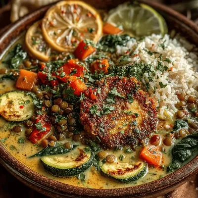 Warm & Wholesome Lentil and Vegetable Curry