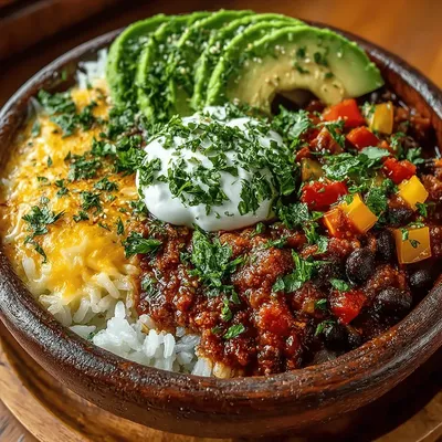 One-Pot Spicy Black Bean and Rice Bowl