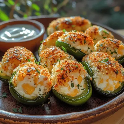 Crispy Jalapeño Cheese Poppers Recipe