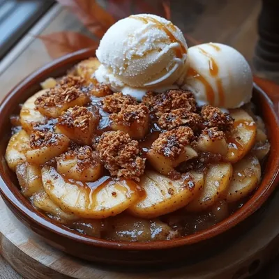 Warm Apple Crumble Delight: A Comforting Dessert Recipe