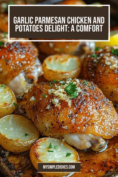 Garlic Parmesan Chicken and Potatoes Delight: A Comfort Food Classic
