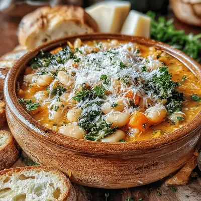 Cozy Crockpot Italian White Bean and Kale Stew