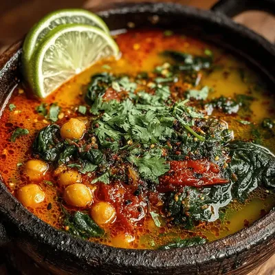 One-Pot Chickpea and Spinach Coconut Curry: A Flavorful and Nutritious Delight