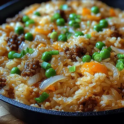 Savory Onion Beef Fried Rice: A Flavorful Comfort Dish