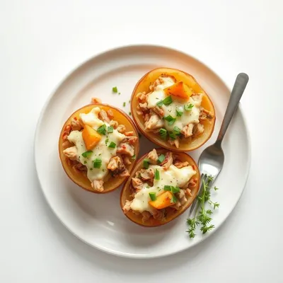 Turkey Melted Potato Bowls