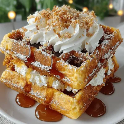 Fluffy Pumpkin Spice Waffles Recipe