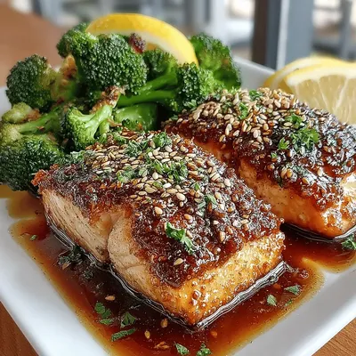 Honey Glazed Salmon with Broccoli Delight: A Culinary Journey