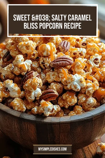 Sweet & Salty Caramel Bliss Popcorn Recipe