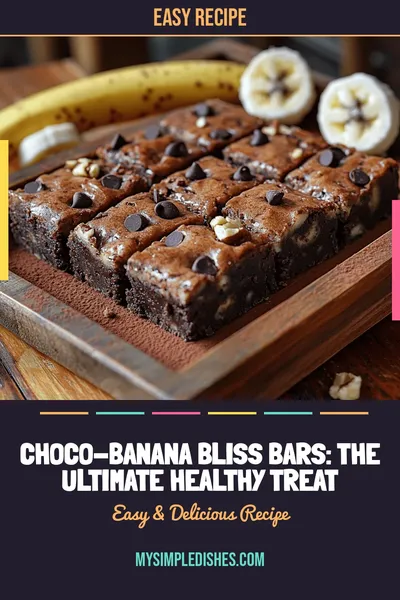 Choco-Banana Bliss Bars: The Ultimate Healthy Treat