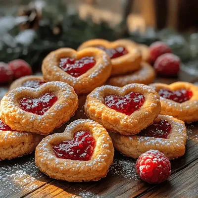 Sweet Heart Jam Cookies Recipe