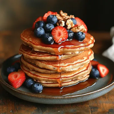 Fluffy Protein Power Pancakes: A Nutritious Breakfast Delight