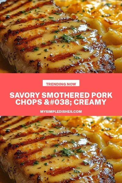 Savory Smothered Pork Chops & Creamy Scalloped Potatoes Recipe