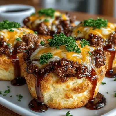 Savory Mini Sloppy Joe Biscuit Cups Recipe