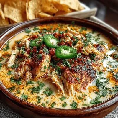 Creamy Jalapeño White Chicken Chili Recipe