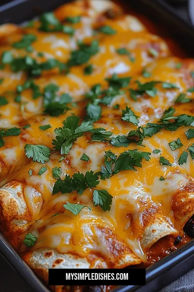 Savory Ground Beef Enchiladas Recipe