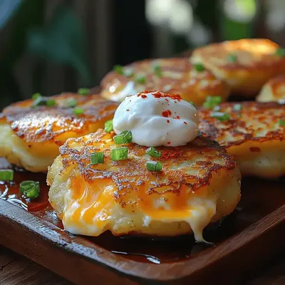 Cheesy Delight Stuffed Potato Pancakes: A Comfort Food Favorite