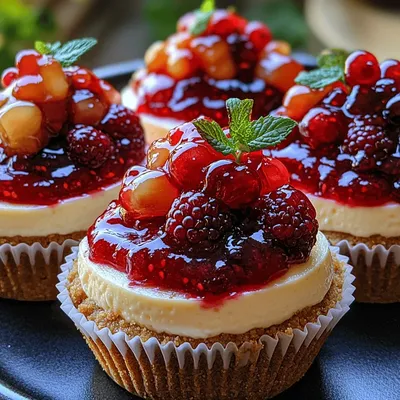 Mini Cheesecakes Delight: A Perfectly Creamy Treat