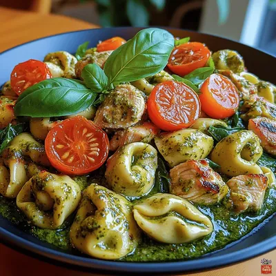 Creamy Pesto Chicken Tortellini: A Deliciously Simple Recipe