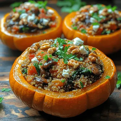 Savory Stuffed Acorn Squash Recipe