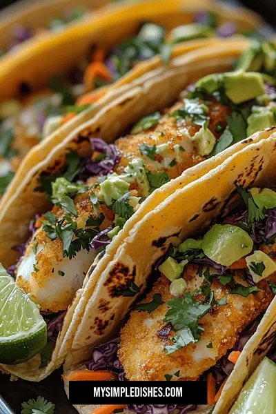 Zesty Crispy Fish Tacos: A Flavorful and Fun Recipe