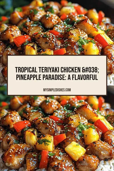 Tropical Teriyaki Chicken & Pineapple Paradise: A Flavorful Fusion Recipe