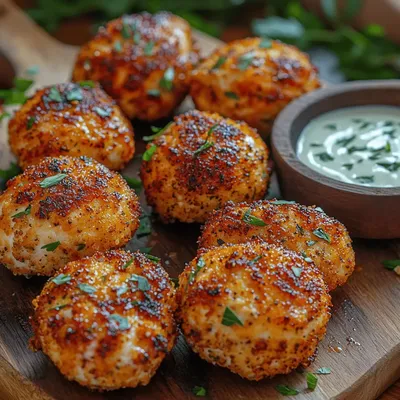Crispy Air Fryer Ranch Chicken Bites