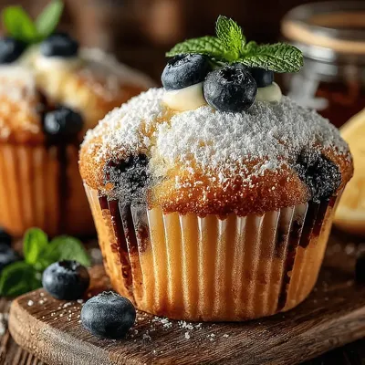 Zesty Lemon Blueberry Muffin Bites Recipe