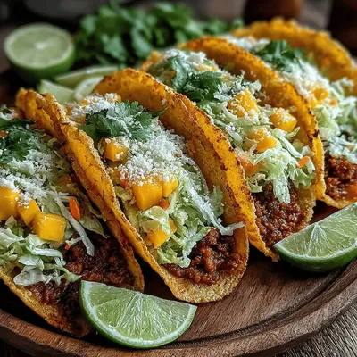 Tropical Turkey Tacos with Sweet Mango Slaw