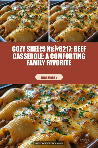 Cozy Shells n’ Beef Casserole: A Comforting Family Favorite