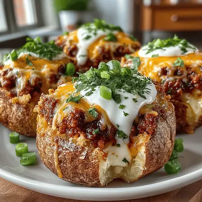 Cheesy Chili Baked Potato Bites